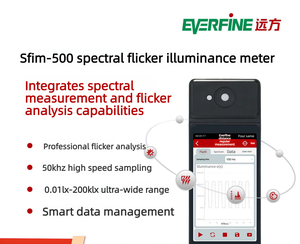 Fotómetro Espectral Everfine SFIM-500 con Muestreo <span class=keywords><strong>de</strong></span> Alta <span class=keywords><strong>Velocidad</strong></span>, Función Estroboscópica LED, Pruebas <span class=keywords><strong>de</strong></span> Lámparas <span class=keywords><strong>de</strong></span> Alta Precisión - Product Image 2