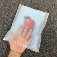 Sacs à fermeture éclair écologiques biodégradables en PE imperméables résistants à la chaleur réutilisables pour vêtements chaussures sous-vêtements personnalisés en offset