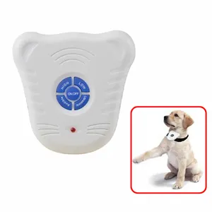 超声波停止吠叫项圈装置狗防吠叫项圈停止吠叫声音和振动，用于狗训练项圈