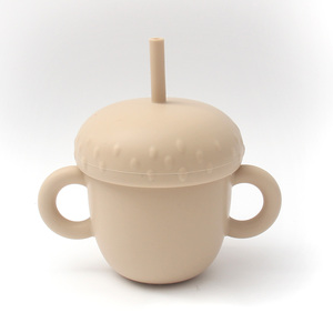 Bebé Led destete agua potable tapa fiable Sippy taza irrompible taza de entrenamiento para niños pequeños tazas de silicona para bebés con pajita - Product Image 1