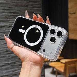 HEYBINGO Custodia Magnetica in Cristallo <span class=keywords><strong>per</strong></span> Telefono, Cover Protettiva in TPU Acrilico Anti-Caduta <span class=keywords><strong>per</strong></span> <span class=keywords><strong>iPhone</strong></span>, Confezione Retail, Ordine Piccolo Lotti - Product Image 6