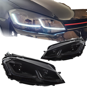 Faros Delanteros LED para VW Golf 7 Golf 7.5 MK7 2013-2019, Luces de Circulación Diurna, Señal de Giro Dinámica Secuencial, Piezas de Automóvil Nuevas - Product Image 1