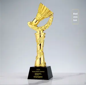 Trophée en résine Earth Cup, motif de chaussure de football personnalisé, transfert thermique imprimé, récompenses d'équipe de course, champion de tennis de table, badminton - Product Image 5