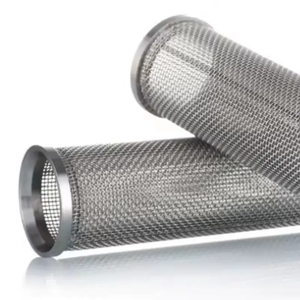 Aangepaste 304 316 Roestvrij Staal Geperforeerde Filter Element Vierkant Gat Vorm Geweven Metalen Gaas Kern Geperforeerde Tubing Filters - Product Image 2