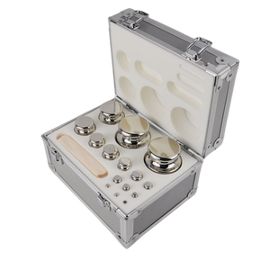 Poids d'étalonnage standard en acier inoxydable Veidt E2 F2 M1 1mg-200g à fentes pour balance de laboratoire E2 F2 - Product Image 6