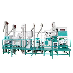 Ligne de production de rizerie commerciale en Chine Machine complète de moulin à farine de riz Machine de fraisage de riz Paddy Husker en Thaïlande