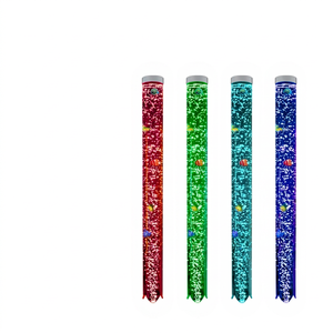 Factory Direct Sale Movable Waterproof Contemporary Interior Floor Standing LED Light Acrylic Water Bubble Tubes - Product Image 1