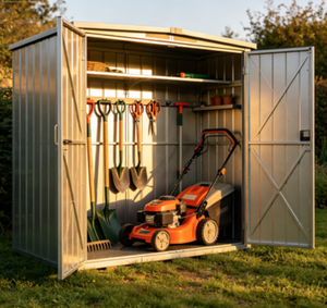 Armoire de rangement extérieure <span class=keywords><strong>en</strong></span> <span class=keywords><strong>bois</strong></span> durable de grande capacité avec ventilation, <span class=keywords><strong>coffre</strong></span> à outils de <span class=keywords><strong>jardin</strong></span> moderne et étanche pour patio et cour arrière - Product Image 1