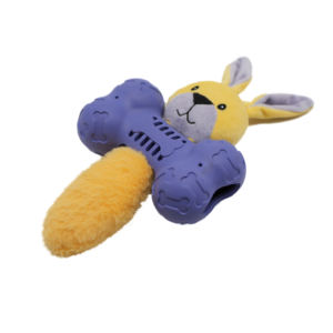 Morandi schema di colori per animali domestici giocattoli per la pulizia dei denti animali elefante uccello giocattoli per cani masticare gomma resistente e peluche giocattoli per cani - Product Image 4