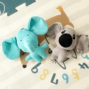 Bán buôn tùy chỉnh Pet Dog đồ chơi mềm vải to sợi Thú nhồi bông sang trọng bền tương tác kêu cót két sang trọng nhỏ Pet Dog Chew đồ chơi - Product Image 5