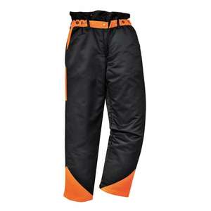 PORTWEST - CH11BKRL Oak <b>black</b> chainsaw <b>trousers</b> - EAN 5036108199457 <b>WORK</b> <b>TROUSERS</b> <b>CARGO</b> <b>WORK</b> <b>TROUSERS</b> - Product Image 1
