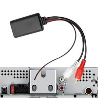 Adaptateur de câble d'entrée audio automobile durable, module récepteur de musique sans fil, récepteur Bluetooth, récepteur AUX, câble 2RCA