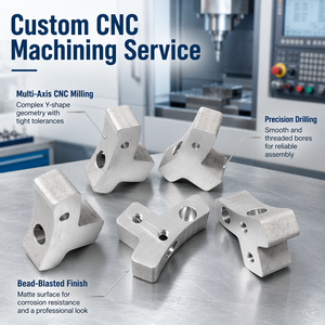 Custom Precision Prototyping Metal Aluminum Stainless Steel Lathe <strong>CNC</strong> Machining Turning Parts - Product Image 1