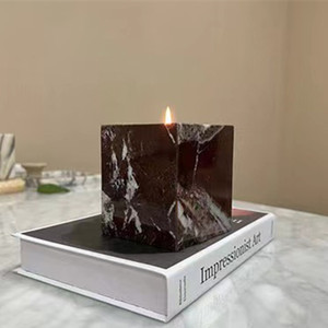 Vente en gros de pots à bougie en pierre de marbre Calacatta Viola naturels Support de <span class=keywords><strong>bougeoir</strong></span> en pierre Décoration intérieure <span class=keywords><strong>Bougeoir</strong></span> en marbre Arabescato - Product Image 5