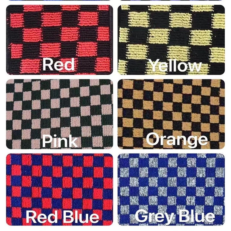 Custom Fit Checker Floor Mats for Toyota GR86/BRZ | 4pcs Non-Skid