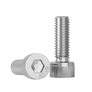 Chine Usine S316 Vis à tête cylindrique à six pans creux en acier inoxydable Boulons zingués Vis avec finition unie - Product Image 5