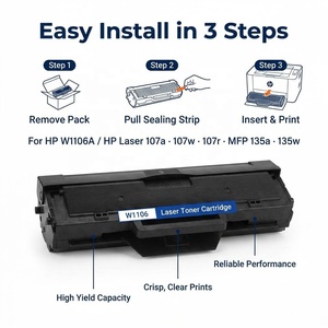 Cartucho de Tóner Láser Compatible con <span class=keywords><strong>HP</strong></span>, Modelos W1003AC, W1004AC, 103A, W1103A, 104A, W1104A, 105A, W1105A, 106A, W1106A, 107A, W1107A, 110A, W1110A - Product Image 4