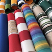 Tissu de tente imperméable 100 % polyester teint en fil, tissu extérieur en acrylique teint en masse pour auvent