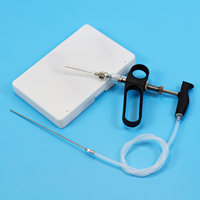 Seringue vétérinaire automatique continue en plastique de 2 ml, injecteur, diagnostic et injection, usage médical pour animaux de compagnie