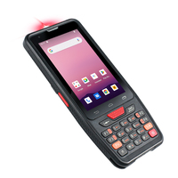 Ordinateur mobile industriel robuste Android haute performance, collecteur de données, 4G, 4+64 Go, clavier portable, PDA, 4 pouces, en stock