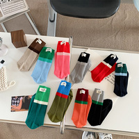 Chaussettes de rue pour femmes, en Patchwork, à la mode