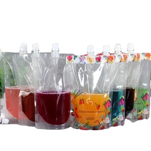 Túi Đựng Nước Trái Cây Bằng Nhựa Tùy Chỉnh Nhiều Loại Túi Đựng Đồ Uống Túi Nhựa Đựng Nước Trái Cây Trong Suốt - Product Image 3