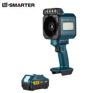 Ventilateur à jet puissant 3 en 1 alimenté par batterie au lithium 18V avec lumière de travail LED, souffleur d'air turbo haute vitesse pour le detailing automobile et l'extérieur - Product Image 5