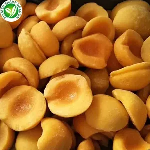 IQF BRC certified top quality best price Chinese fruit frozen yellow peach half