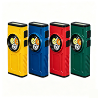 Mini Linterna LED+COB EDC con Imán en la Parte Trasera, Luz de Trabajo Blanca, Roja, Amarilla y UV, Recargable por USB, Linterna de Llavero