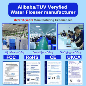 H2ofloss acqua e spazzolino elettrico Combo 2 in 1 Kit di cure dentistiche elettrico irrigatore orale per la pulizia dei denti - Product Image 6