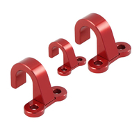 Guides de câbles de vélo en aluminium personnalisés, clips en C, pinces de frein en aluminium anodisé coloré, fabricant