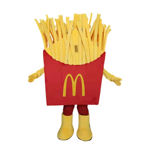 Efun MOQ 1 pieza gran oferta personalizada caminar dibujos animados <span class=keywords><strong>McDonalds</strong></span> KFC comida rápida tema papas fritas mascota disfraz para venta promocional - Product Image 1