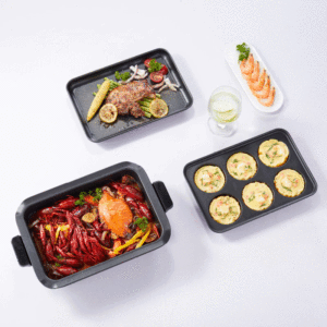 Plaque chauffante électrique compacte JEETEE MagiCook JEETEE OEM, appareil ménager tendance, similaire à un grill de contact, multifonctionnel - Product Image 6