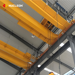 חם מכירה אירופאי בסגנון אירופאי מנוף טרולי טרולי הנע תקורה כפולה עגורן 18t 20ton 32ton 50ton עם שלט רחוק - Product Image 1