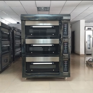 Commercial Gas 3 Deck 6 Trays 9 Trays Industrial <strong>Bread</strong> <strong>Oven</strong> for Bakery - Product Image 3