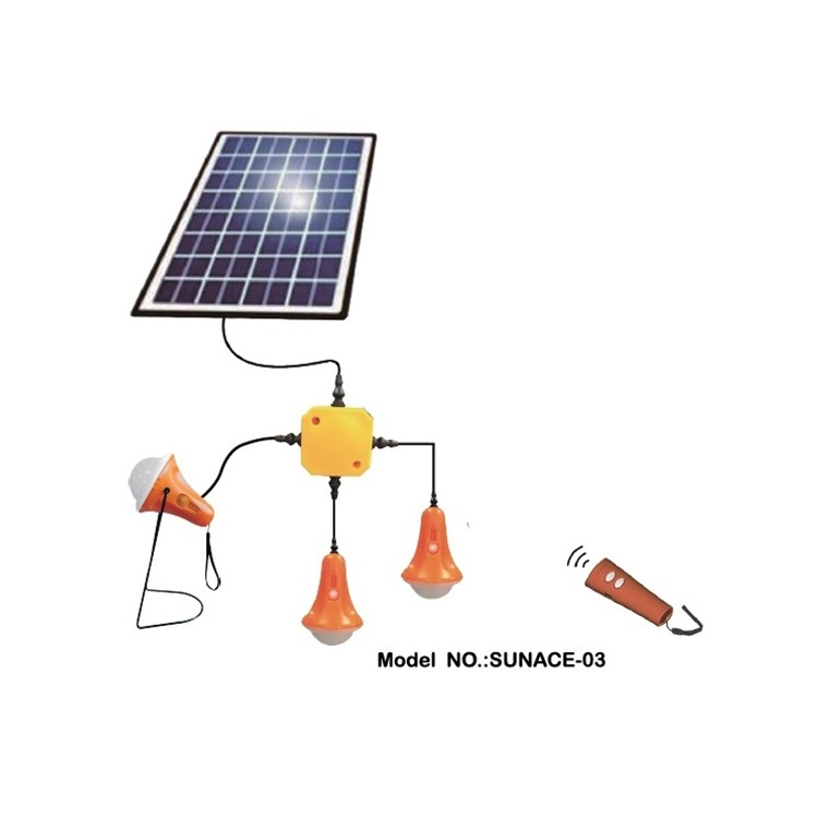 Заводская мини-система освещения на солнечных батареях 6 Вт, 5 В, 200 люмен