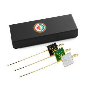 Signets promotionnels sans frais de moule Logo en émail 3D Signet en métal en alliage de zinc Signet islamique <span class=keywords><strong>Iqra</strong></span> Quran de qualité supérieure avec boîte d'emballage - Product Image 2