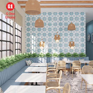 เคาน์เตอร์ร้านเค้กแบบกำหนดเอง ตู้โชว์ขนมทำจากไม้และกระจก เคาน์เตอร์ทำเครื่องดื่มสำหรับร้านเบเกอรี่ - Product Image 3