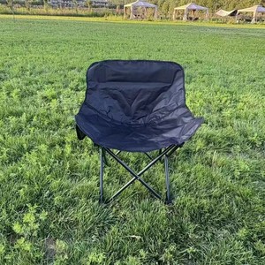 เก้าอี้พับกลางแจ้ง ผ้าอ๊อกซ์ฟอร์ด เหล็กคาร์บอน น้ำหนักเบา พกพาสะดวก ชุดเก้าอี้สำหรับตั้งแคมป์ปิกนิก - Product Image 2