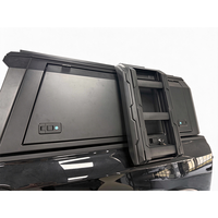 Accessoires de mise à niveau personnalisés pour usine : Échelle latérale pliable tout-terrain en aluminium pour camion, compatible avec Smart Canopy Cap