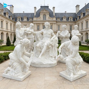 <span class=keywords><strong>Statua</strong></span> da Esterno per Hotel e Villa, Decorazione Europea, <span class=keywords><strong>Statua</strong></span> di <span class=keywords><strong>Apollo</strong></span> in Marmo a Grandezza Naturale Personalizzata in Vendita - Product Image 2