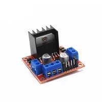 Module de commande de moteur pas à pas DC double pont en H L298N 2A pour Arduino Robot Smart Car
