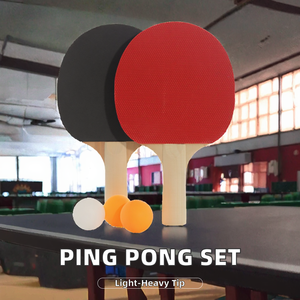 Raquettes <span class=keywords><strong>de</strong></span> <span class=keywords><strong>tennis</strong></span> <span class=keywords><strong>de</strong></span> <span class=keywords><strong>table</strong></span> en bois <span class=keywords><strong>de</strong></span> bonne qualité à <span class=keywords><strong>prix</strong></span> avantageux avec trois balles <span class=keywords><strong>de</strong></span> ping-pong - Product Image 2