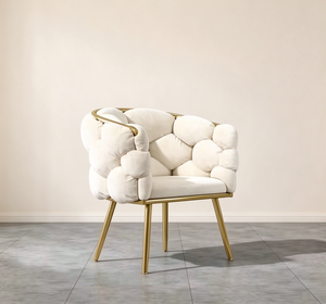Fauteuil de luxe commercial en métal doré, canapé moderne en tissu velours, mobilier de salon pour mariage et chambre à coucher, vente en gros - Product Image 6