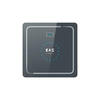 RUIFEIDI RF-D770 EAS Désactivateur antivol 8,2 MHz avec plaque de verre 24x24 cm, détecteur d'alarme sonore et lumineux, dissolvant d'étiquettes de sécurité, antenne RF