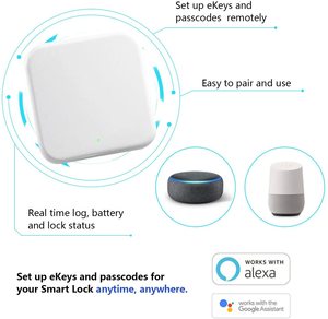 TTLOCK G2 เกตเวย์ไวไฟสำหรับล็อคประตูอัจฉริยะ อะแดปเตอร์บลูทูธไวไฟ รีโมทคอนโทรล แอพ TTLock เกตเวย์ไร้สายที่ใช้งานร่วมกันได้ - Product Image 4