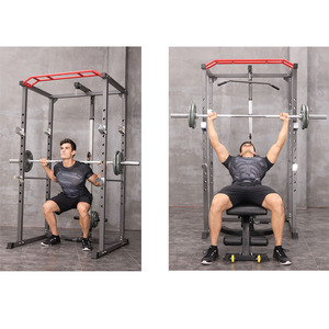Equipo de Gimnasio Comercial, Soporte para Sentadillas y Levantamiento de Pesas, Máquina Smith Ajustable Multifuncional para Entrenamiento de Fuerza Olímpica - Product Image 3