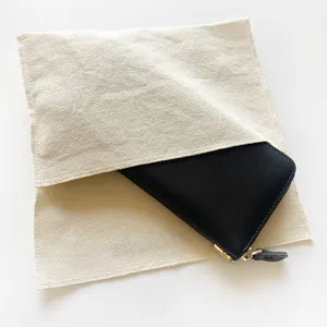 Bolsas de almacenamiento con solapa de lona de diseño de moda, tamaño personalizado, toallas de algodón, bolsa de polvo