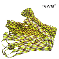 Ruban multicolore de 8 mm, 10 mm, 12 mm, 15 mm utilisé pour les lacets de chaussures, les sangles de sweat-shirts et les accessoires vestimentaires