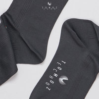Chaussettes habillées pour femmes, mi-mollet, en coton égyptien et nylon, antibactériennes et respirantes, imprimées sur mesure pour un confort quotidien